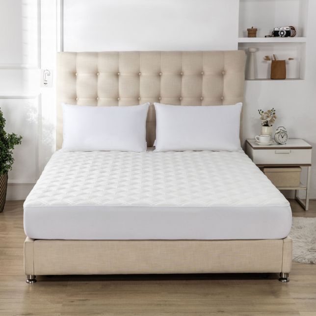 NATURAL BAMBOO WATERPROOF MATTRESS PAD