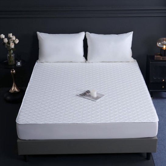 ZC24011  New Diamond Jacquard Premium Cotton Waterproof Mattress Protector