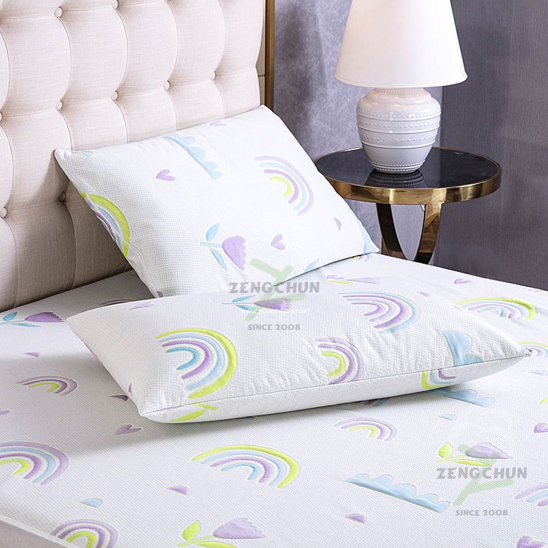 DOUBLE SIDE COLORFUL JACQUARD WATERPROOF MATTRESS PROTECTOR