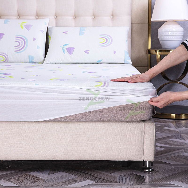 DOUBLE SIDE COLORFUL JACQUARD WATERPROOF MATTRESS PROTECTOR